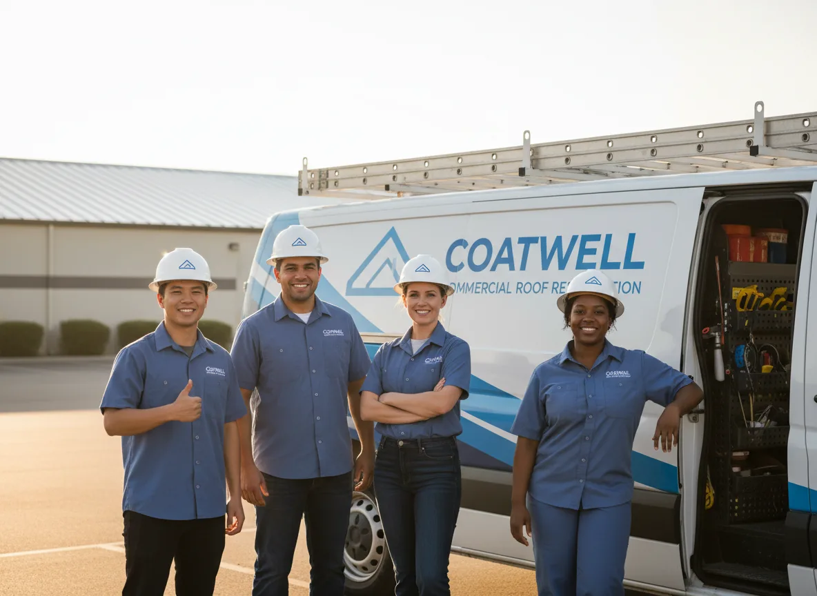 Commercial roof coating company in Friant, CA